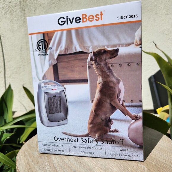 NEW Portable Electric Space Heater Thermostat Ceramic Fan Office Room Desk Indoo - Picture 4 of 15